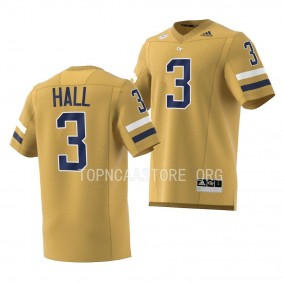 Hassan Hall Georgia Tech Yellow Jackets #3 Brown Jersey 2022 Replica Football Men's Uniform